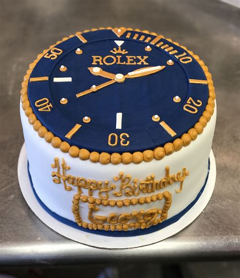 rolex watch cakes